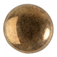 Les perles par Puca® Cabochon 25mm - Dark gold bronze 23980/14485